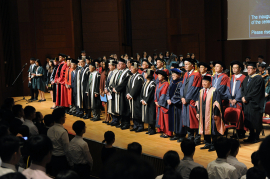 HKU Inauguration Ceremony for new students 2016